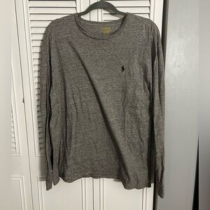 Polo Ralph Lauren Grey Long Sleeve Shirt size large